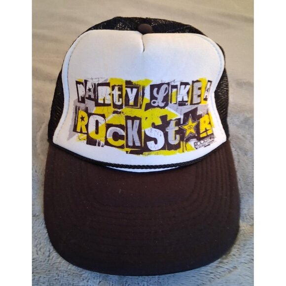 Unbranded Other - Party Like A Rockstar black unisex mens hat baseball cap OS adjustable snapback